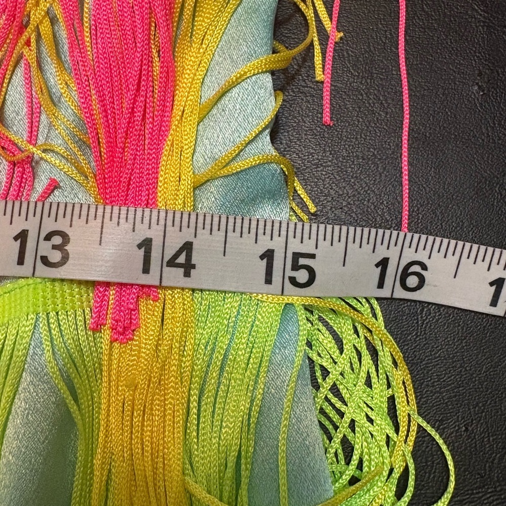 Colorful Fringe Women's Dress size S NWT - Picture 9 of 15